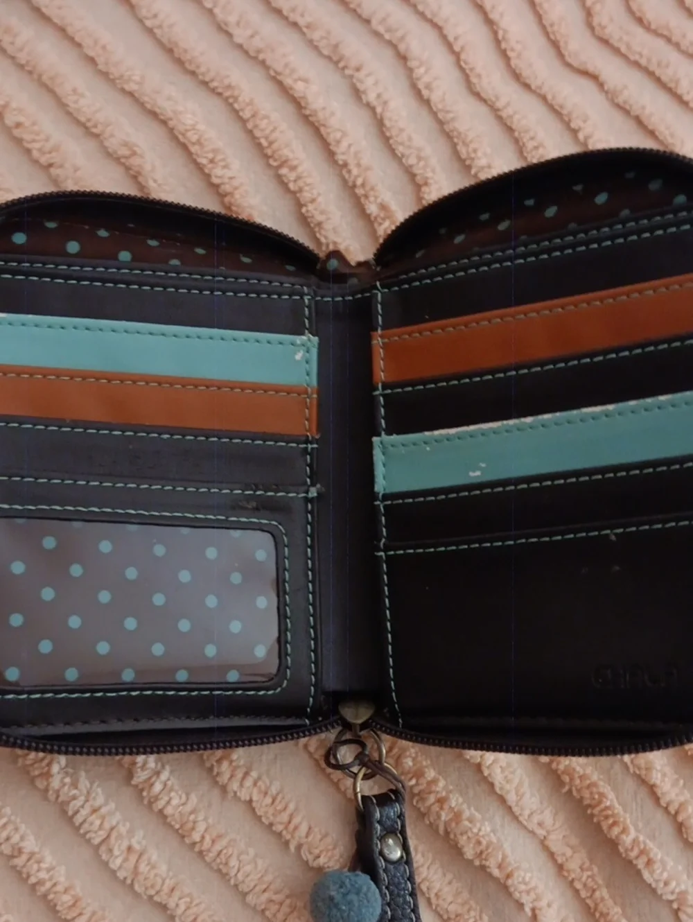 Chala Yellow Llama Wallet/Wristlet- Cute Alpaca Design